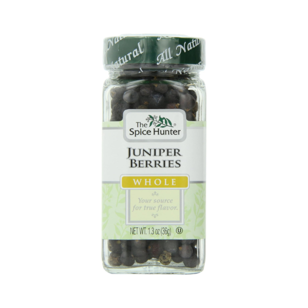 The Spice Hunter Whole Juniper Berries - 1.3 oz Jars (Pack of 6) | Premium Flavoring for Cooking & Baking