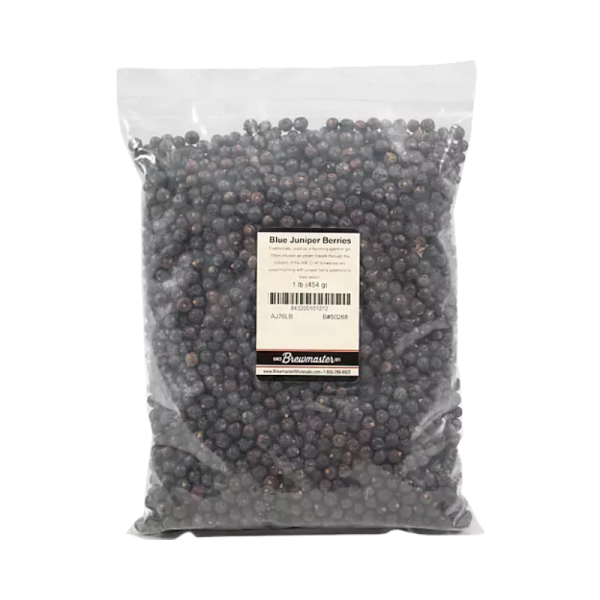 1 Lb Dried Blue Juniper Berries (Whole) - 16 oz Package | Perfect for Distilling Gin Spirits & Culinary Use