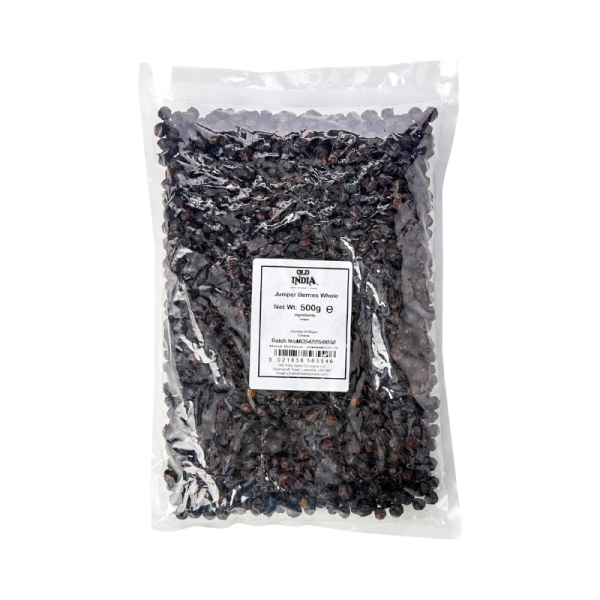 Old India Juniper Berries Whole 500g – Premium, All-Natural Berries for Culinary & Wellness Use