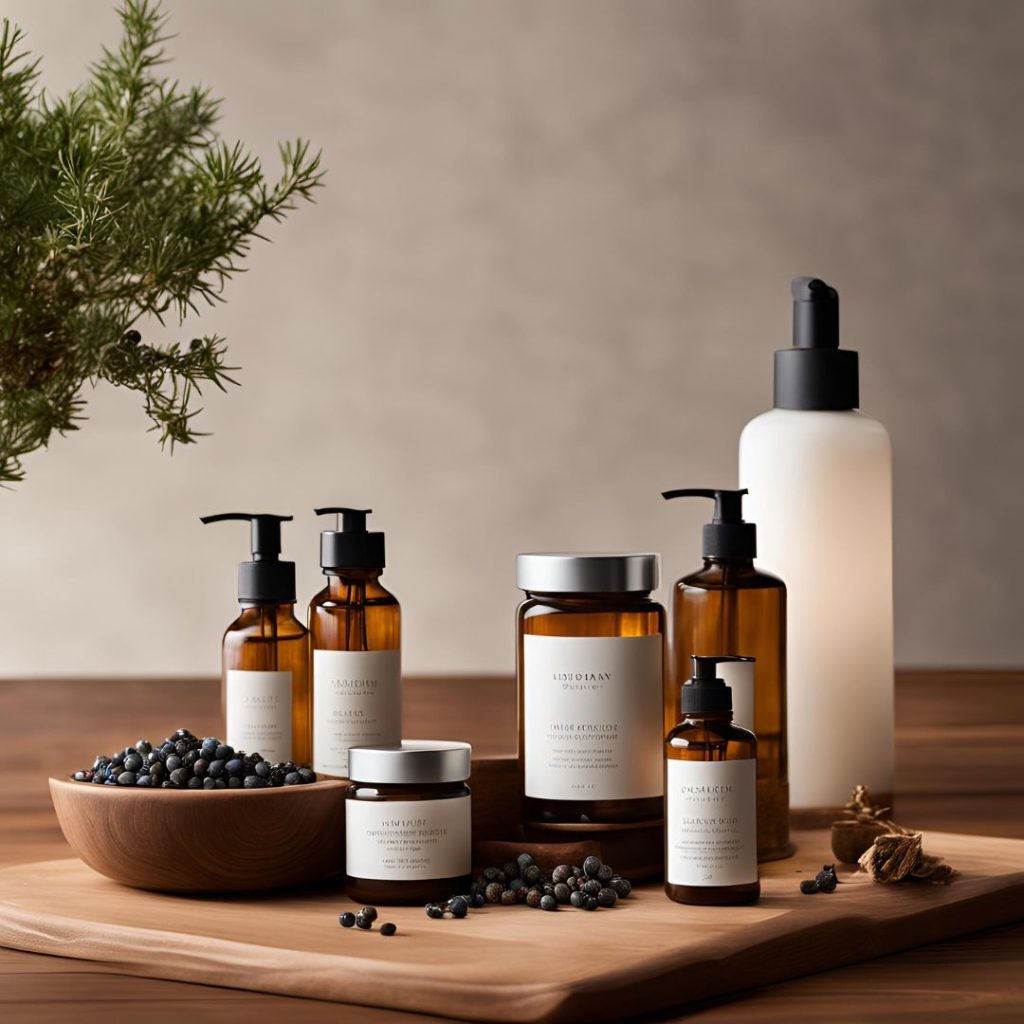 Juniper berries featured in natural skincare formulations for healthier skin