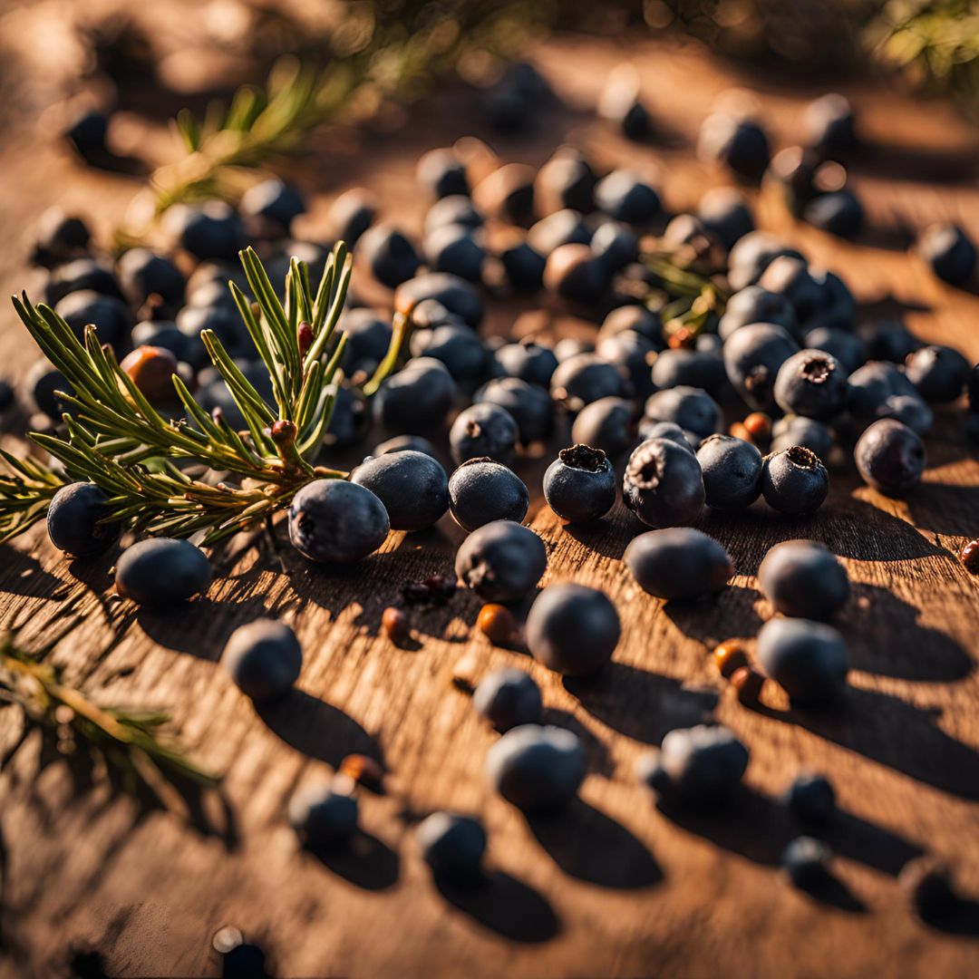 Ethically sourced juniper berries harvested by local farmers