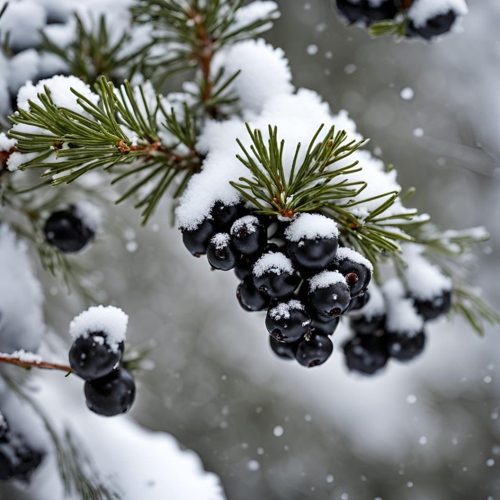 Juniperus Drupacea (Turkish Juniper) berries used in Mediterranean cuisine