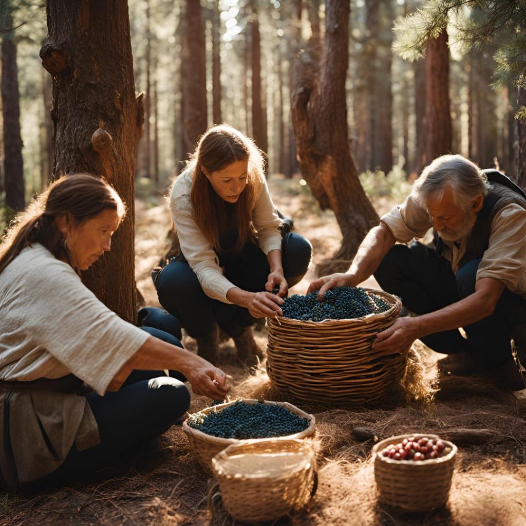 Juniperus Phoenicea (Phoenician Juniper) berries used in traditional medicine