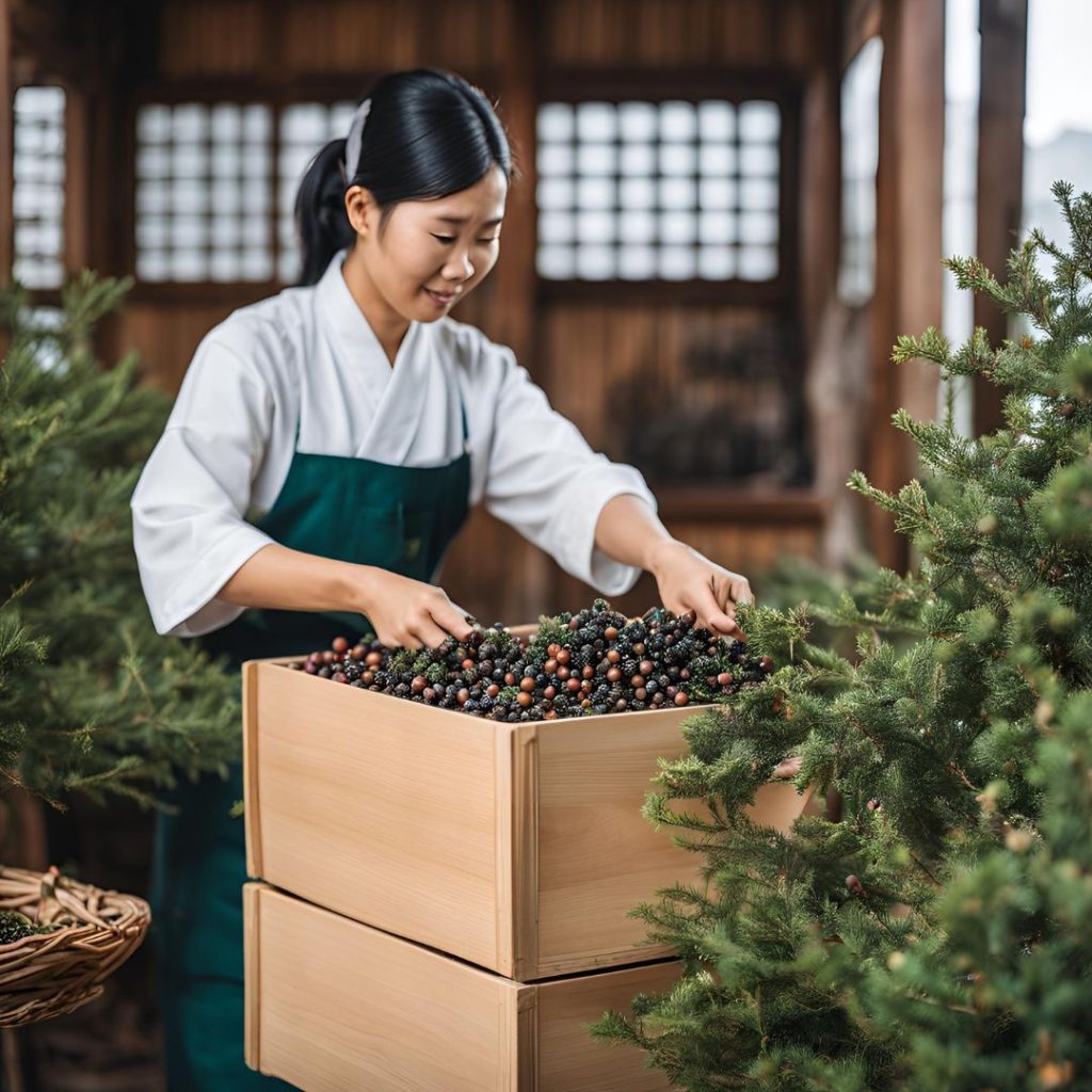 Organic juniper berries sourced ethically for global distribution