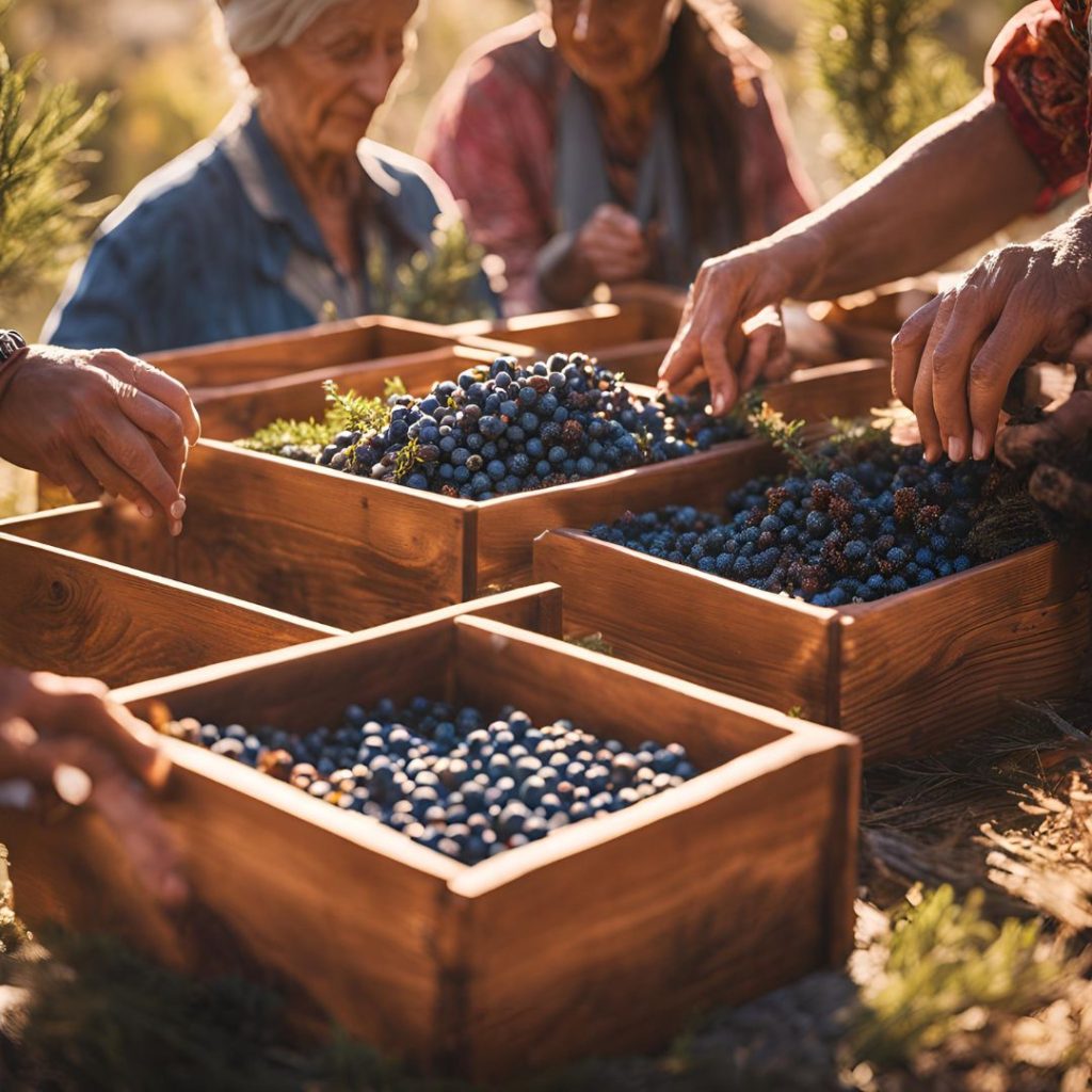 Sustainable juniper berry harvesting practices to protect the environment