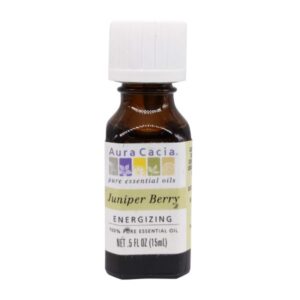 Juniper Berry Essential Oil 0.5 FZ - Front View of Bottle