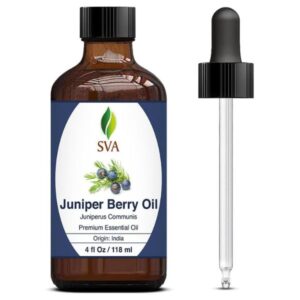 Juniper Berry Essential Oil 4 Fl Oz Bottle – 100% Natural