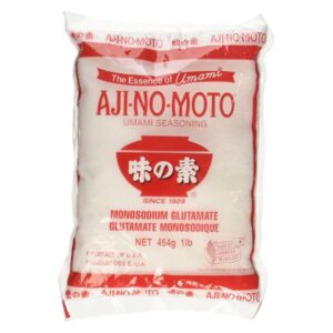 Aji No Moto premium umami seasoning 454g pack, Halal certified.