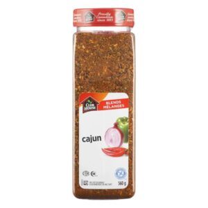 Text: Club House Cajun One Step Seasoning 560g (Case of 12) front view – Quality Natural Herbs & Spices