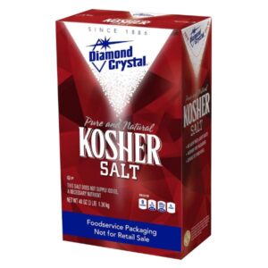 Diamond Crystal Kosher Salt Pure & Natural Restaurant Pack 3 lb Box