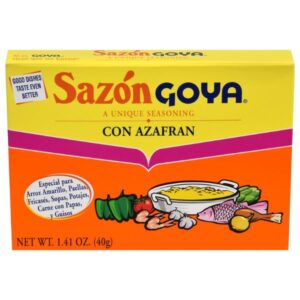 Goya Sazon Azafran Seasoning 8 Packets, 1.41 oz Box