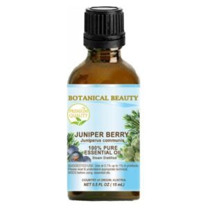 Juniper Berry Essential Oil – 100% Pure Therapeutic Grade, Premium Quality, 15ml Bottle