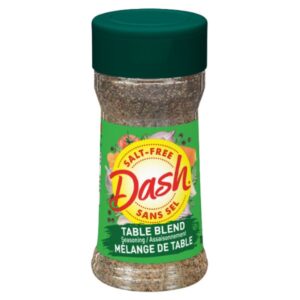 70g bottle of Mrs. Dash Original Blend Seasoning