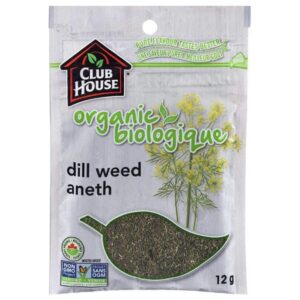 Organic Dill Weed Packaging – Quality Natural Herbs & Spices, 12g