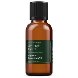 Organic Juniper Berry Essential Oil 30ml bottle for diffusers