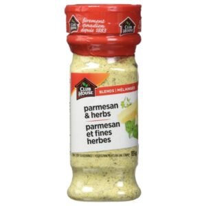 Front view of the Parmesan & Herb Signature Blend 135g package