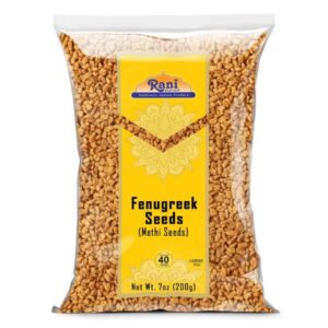 Rani Fenugreek Seeds Whole 7oz (200g) - All-Natural, Non-GMO, Vegan, Gluten-Free, Kosher.