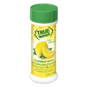 TRUE CITRUS Lemon Shaker Crystallized Lemons 2.12 oz - Fresh Lemon Flavor for Cooking, Baking, and Seasoning