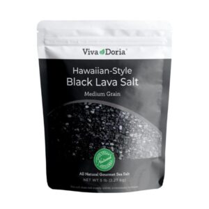 Viva Doria Hawaiian Black Lava Sea Salt 5 lb package