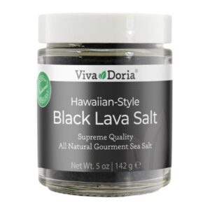 Viva Doria Hawaiian Black Lava Sea Salt 5 Oz package