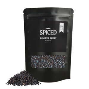 Whole Juniper Berries – 4oz Resealable Bag Front View