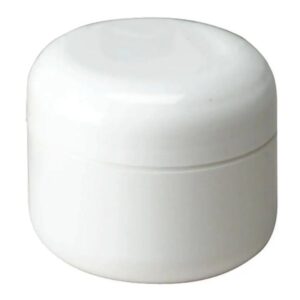 Set of 6 double-walled containers with domed lids and sealing disks, ideal for storing spices, herbs, and other small items.