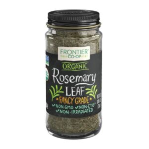 Organic rosemary whole herb used in Mediterranean recipes and salad dressings.