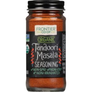 Frontier Organic Tandoori Masala blend, an authentic spice mix for meats, stews, and breads.
