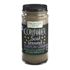 Frontier® Coriander Seed Powder 0.41lb - Aromatic Spice in Glass Bottle