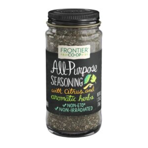 Frontier Co-op® All-Purpose Seasoning - Kosher, Salt-Free Spice Blend for Vegetables and Soups.