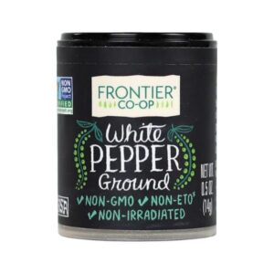 Sun-dried white peppercorns for cooking, 100g pack