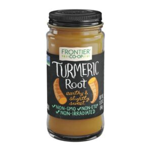 Frontier Co-op® Ground Turmeric Root 0.44Lb, Kosher and Non-Irradiated, Bright Yellow Powder