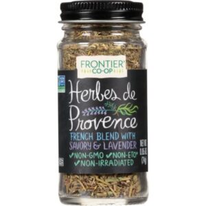 Frontier Co-op® Herbes de Provence Traditional French Herb Blend in Glass Bottle with Metal Cap