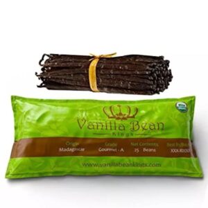 Organic Madagascar Vanilla Beans Whole Grade A Vanilla Pods