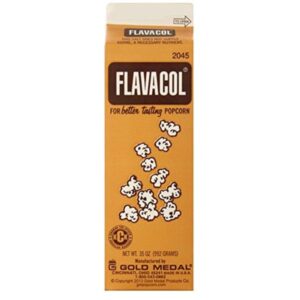 Flavacol Popcorn Season Salt 35 oz Carton for movie-style popcorn