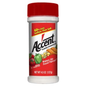 Ac'cent All Natural Flavor Enhancer - 4.5 Ounce bottle with a front view