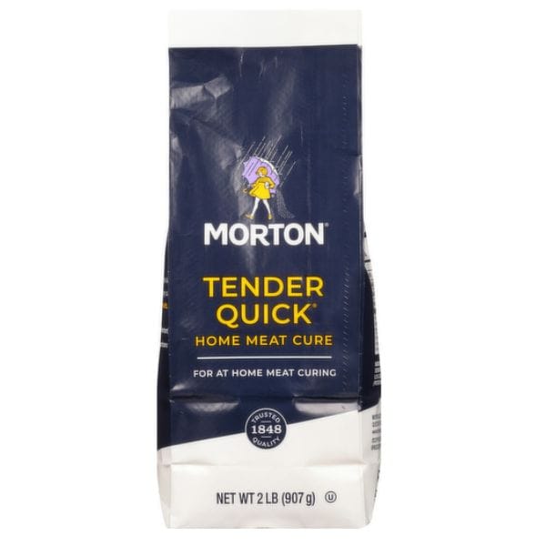 Front view of Morton Tender Quick Meat Cure - 32 oz package.