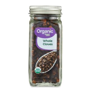 Great Value Organic Whole Cloves - 1.3 oz package front view, premium, USDA certified