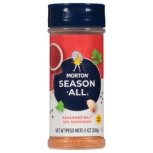 Morton Season All Seasoned Salt, 8 Oz - Front View