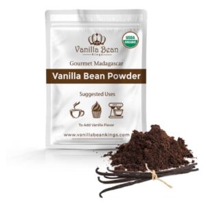 Vanilla Bean Powder - 100% Pure Madagascar Vanilla, 1 oz, perfect for cooking, baking, and beverages
