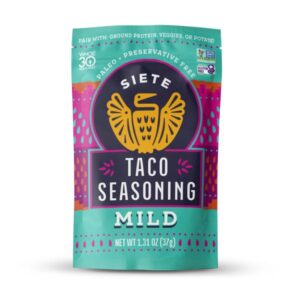 Siete Taco Seasoning Mild - Gluten-Free and Vegan