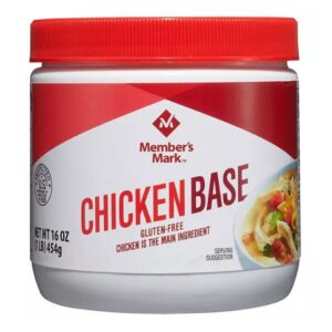 Member's Mark Chicken Base 16 oz jar with rich, flavorful broth base