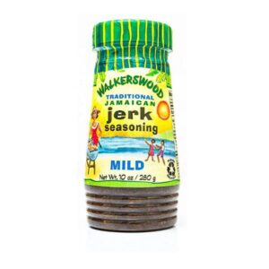 Iberia WW Mild Jerk Seasoning 10 oz bottle showcasing Caribbean flavor for grilling.