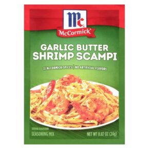 McCormick Garlic Butter Shrimp Scampi Seasoning Mix 0.87 oz front view