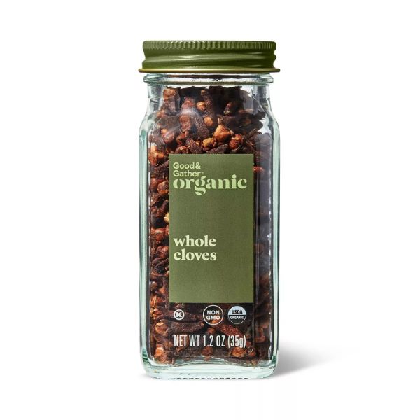 Organic Whole Cloves 1.2oz - Good & Gather™ front view packaging