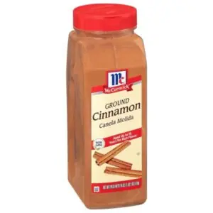 McCormick Ground Cinnamon 18 oz bottle showing premium quality spice