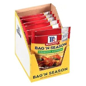 McCormick Bag 'n Season Original Chicken Cooking Mix 1.25 oz (Pack of 6)
