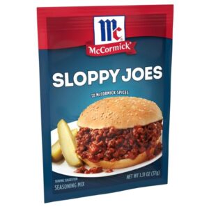 McCormick Sloppy Joes Seasoning Mix – 1.31 oz Front View