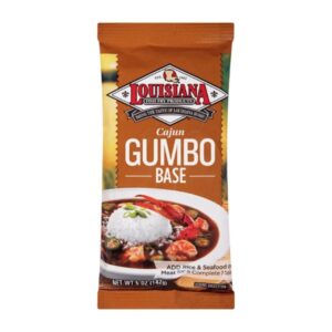 La Fish Fry Cajun Gumbo Mix Case of 24 5 oz front view
