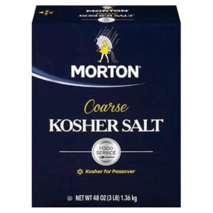 Morton Kosher Salt, Coarse, 48 Ounce – Premium Food Service Salt for Cooking & Seasoning